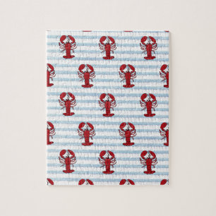 Puzzle crépon de coton de homard