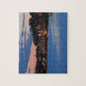 Puzzle Crépuscule de rangée de Boathouse (Vertical)