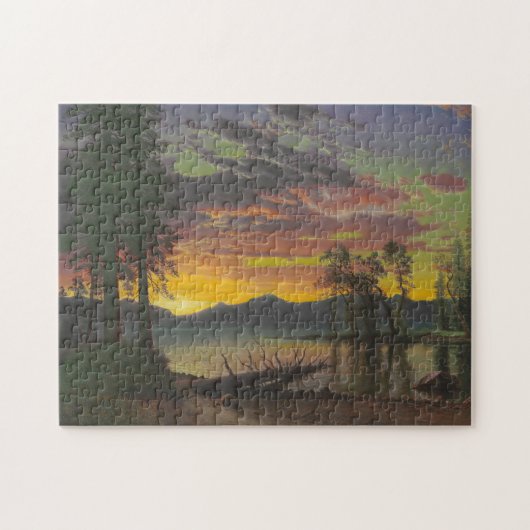 Puzzle Crépuscule, le lac Tahoe, c.1870s (huile sur la (Horizontal)
