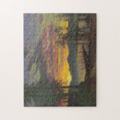 Puzzle Crépuscule, le lac Tahoe, c.1870s (huile sur la (Vertical)