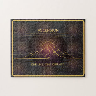 Puzzle Crête de Montagne d'un Seul Coup Minimal   Ligne d