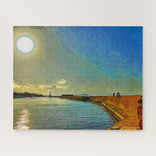 Puzzle Crete.Evening dans les couleurs du coucher du