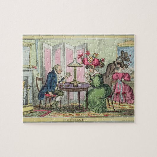 Puzzle Cribbage, édité par Thomas McLean, Londres (colo (Horizontal)