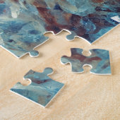 Puzzle Cristal de quartz bleu merveilleux (Côté)