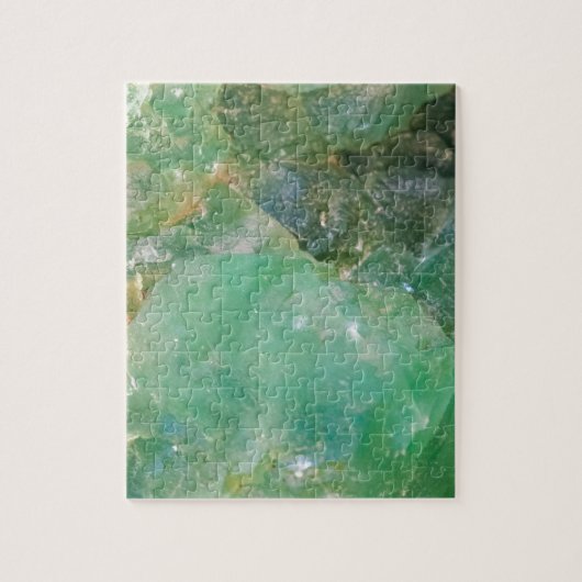 Puzzle Cristal de quartz vert d'absinthe (Vertical)