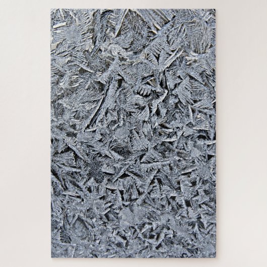 Puzzle Cristaux de givre - Gros plan (Vertical)