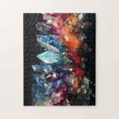 Puzzle Cristaux de guérison Joyaux pierres précieuses (Vertical)