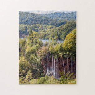 Puzzle Croatie - Chutes d'eau dans le parc national de Pl