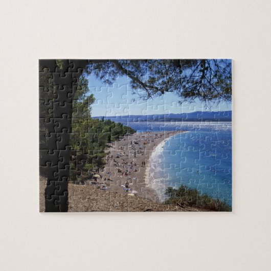 Puzzle Croatie, île de Brac, Bol, Golden Cape Beach (Horizontal)