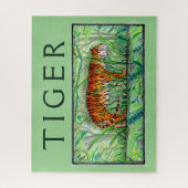 Puzzle Croc de tigre asiatique (Vertical)