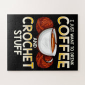 Puzzle Crochet Café Et Crochet Amateurs De Knitters (Horizontal)