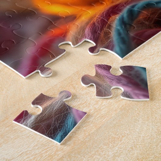 Puzzle crocheted snail (Côté)