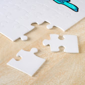 Puzzle Crocodile à nager dans l'eau (Côté)