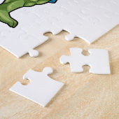 Puzzle Crocodile comme Bodybuilder extrême (Côté)