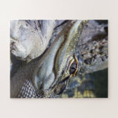 Puzzle Crocodile de bébé mignon et Cheeky souriant (Horizontal)