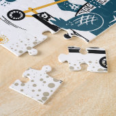 Puzzle Crocodile de dessin : Papier peint animal Vintage (Côté)