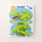 Puzzle Crocodile de sourire ! (Vertical)