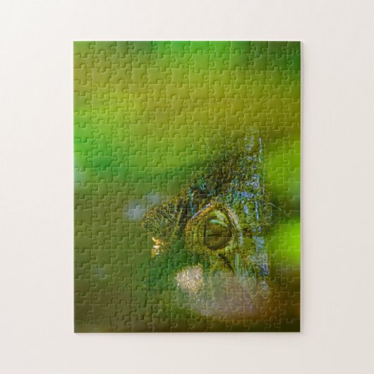 Puzzle Crocodile en Guyana. (Vertical)