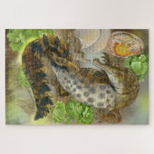 Puzzle Crocodile grossier (Horizontal)