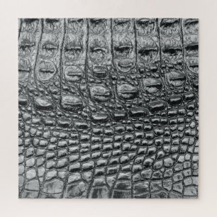 Puzzle Crocodile Noir : Météo Noire Mystique
