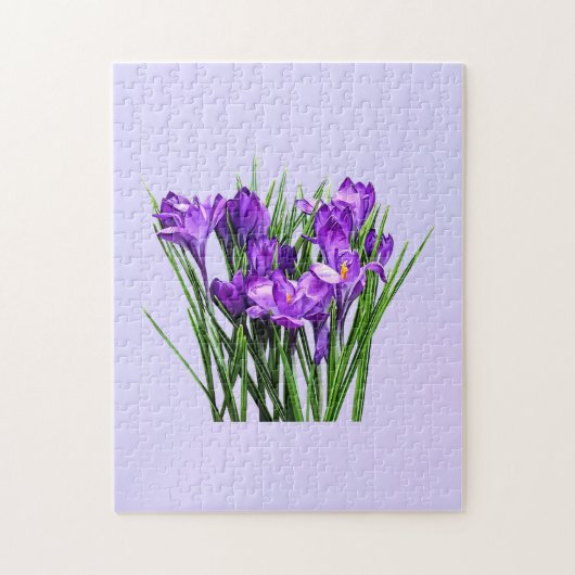 Puzzle Crocus pourpres (Vertical)