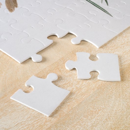 Puzzle Crocus Spring Flower Botanique Floral Art (Côté)