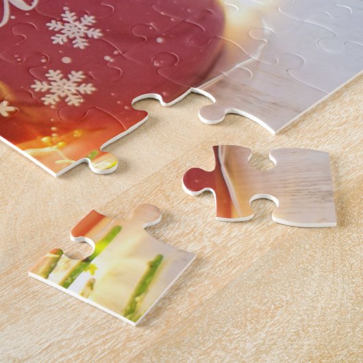 Puzzle Croire Mug, Marshmallows, décorations de Noël (Côté)