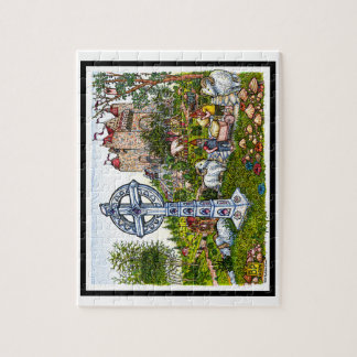 Puzzle croisé de château