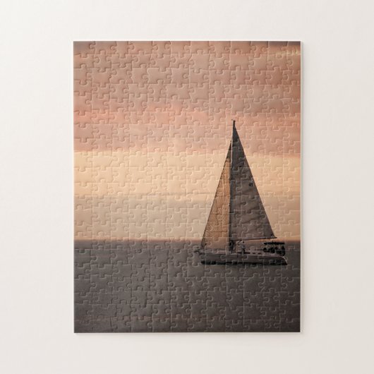 Puzzle Croisière au coucher du soleil - 11x14 - 252 pcs. (Vertical)