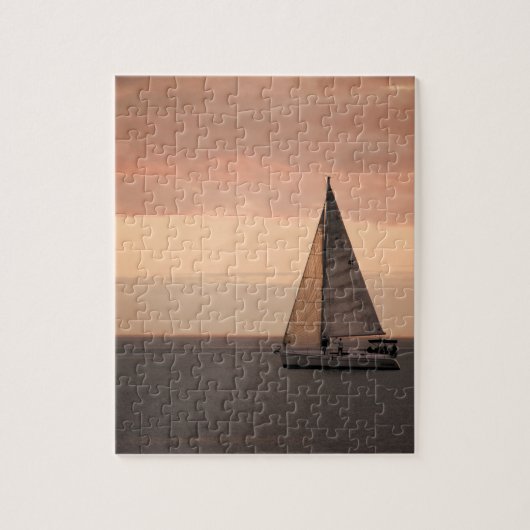 Puzzle Croisière au coucher du soleil - 8x10 - 110 pcs. (Vertical)