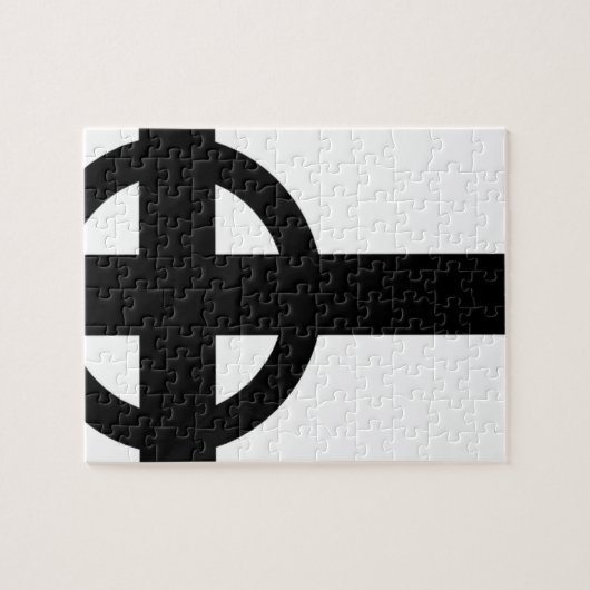 Puzzle Croix à l'envers (Horizontal)