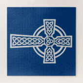 Puzzle Croix celtique bleue (Horizontal)