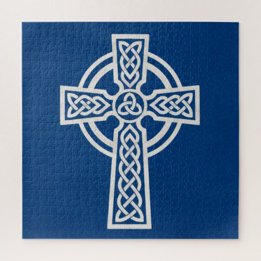 Puzzle Croix celtique bleue (Vertical)
