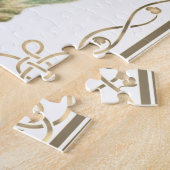 Puzzle Croix chrétienne bleue (Côté)