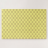 Puzzle Croix chrétienne d'art pourpre royal (Horizontal)