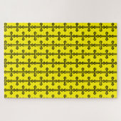 Puzzle Croix chrétienne noire (Horizontal)