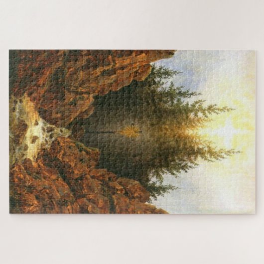 Puzzle Croix dans la forêt - Caspar David Friedrich (Horizontal)