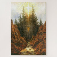 Croix dans la forêt - Caspar David Friedrich
