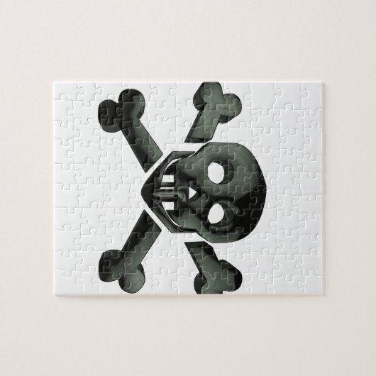 Puzzle croix du crâne (Horizontal)