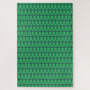 Puzzle Croix haute celtique bleue