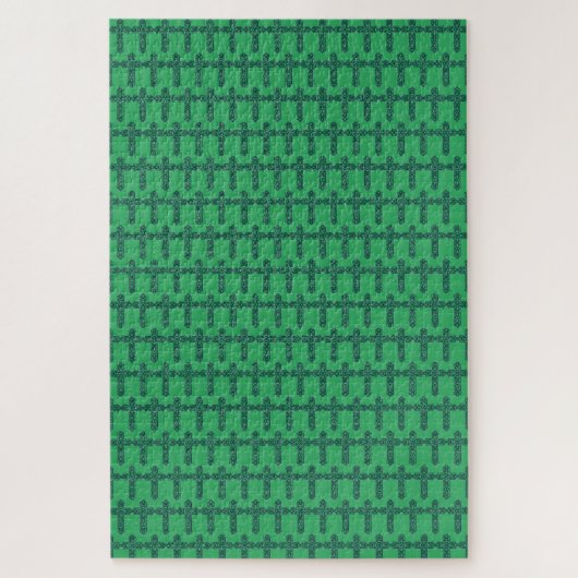 Puzzle Croix haute celtique bleue (Vertical)
