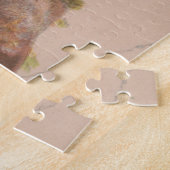 Puzzle Croix rustique antique, roses sauvages, carte de P (Côté)