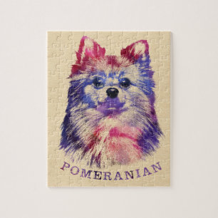 Puzzle Croquis allemand mignon de Spitz de Pomeranian