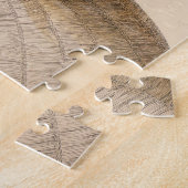 Puzzle Croquis d'un homme maori, C. 1769 (Côté)