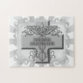 Puzzle Cross Caduceus Infirmière sage-femme (Horizontal)