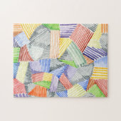 Puzzle Crosshatch Quilt I (Horizontal)