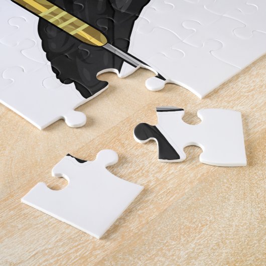 Puzzle Crow at Darts (Côté)