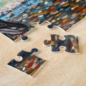 Puzzle Crow on the Beach 2 Peinture (Côté)