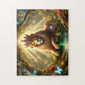 Puzzle Crowned Lion of the Enchanted Forest (Vertical)