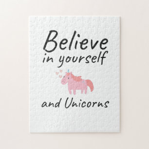 Puzzle Croyez En Vous Et Unicorns Citation Positive
